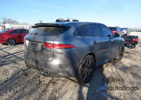 2020 Jaguar F-Pace Svr P550 Awd Automatic from USA, damaged, VIN SADCZ2EE8LA623999